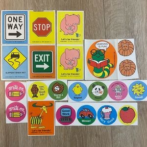 Scholastic Vintage Stickers